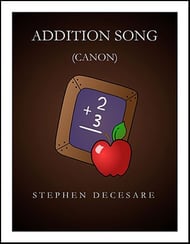 Addition Song Four-Part choral sheet music cover Thumbnail